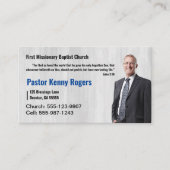 Pastor or Deacon Photo Church名刺 名刺 (正面)