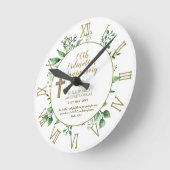 PASTOR Ordination Anniversary Verse パーソナライズされた - ラウンド壁時計 (傾斜)