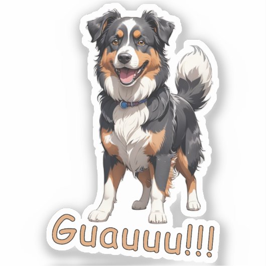 Pastor ovejero australiano シール (正面)