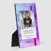 PASTOR PHOTOありがとう フォトプラーク (側面)