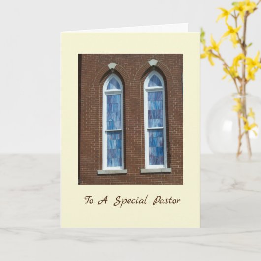 PASTOR Thank You - SGカード カード (黄色い花)