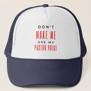 Pastor Voice Blを使用しない キャップ