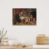 Pastoral Visit - Richard N. Brookeファインアートポスター ポスター (キッチン)