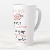 Pastor's Wife Because Super Amazing LifeChanging b カフェラテマグ (右アングル)