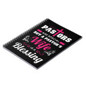 Pastor's Wife Is A Blessing ノートブック (左側)