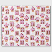 Pastries Wrapping Paper ラッピングペーパー (フラット)