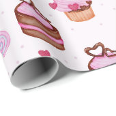 Pastries Wrapping Paper ラッピングペーパー (ロールコーナー)