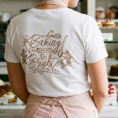 Pastry Bakery Shop Uniform Upload Your Bakery Logo トライブレンドTシャツ