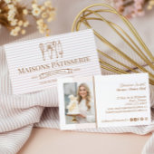 Pastry Chef Baking & Cooking Utensils Bakery Baker 名刺