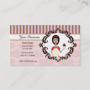 Pastry Chef Business Card、ベーカリー、ベイカー 名刺
