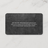 Pastry Chef | Whisk Rolling Pin | Baker 名刺 (裏面)