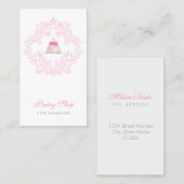 pastry shop business card 名刺 (正面/裏面)