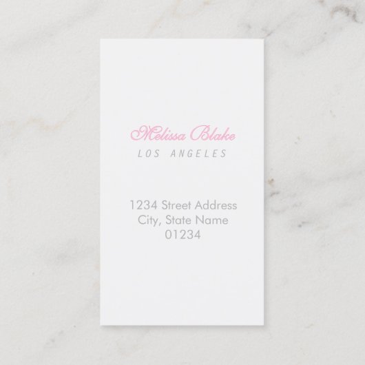 pastry shop business card 名刺 (裏面)