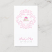 pastry shop business card 名刺 (正面)