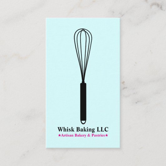 Pastry Whisk Chef & Baker | Elegant Cake Bakery  名刺 (正面)