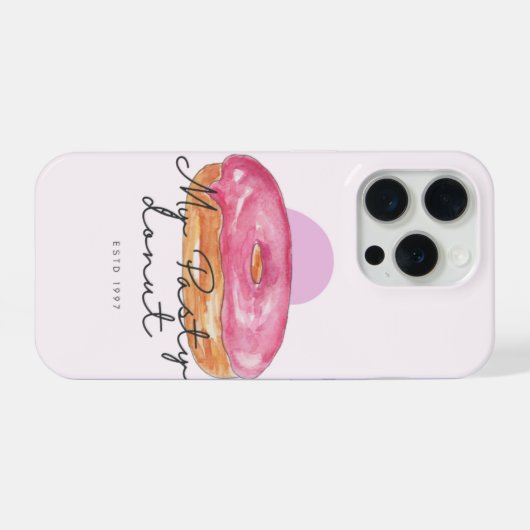Pasty donut phone case iPhoneケース (裏面横)