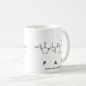 Patのペプチッド名前のマグ コーヒーマグカップ (正面右)