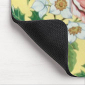 Patの花柄 マウスパッド (コーナー)