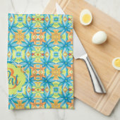Pat Mosaic Kitchen Towel キッチンタオル (四つ折り)