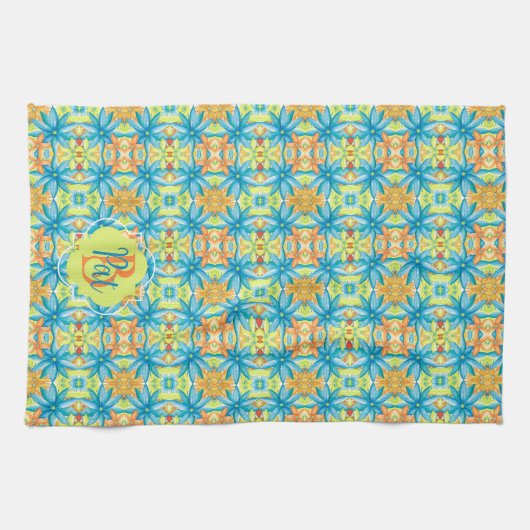 Pat Mosaic Kitchen Towel キッチンタオル (横)