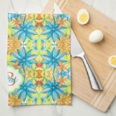 Pat Mosaic Kitchen Towel キッチンタオル (四つ折り)
