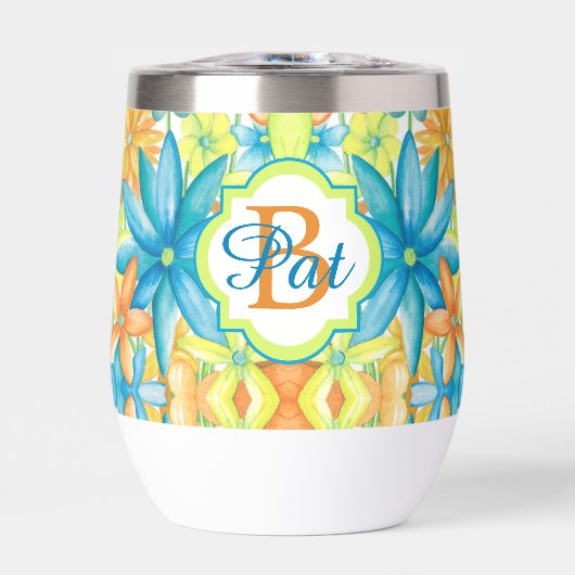 Pat Mosaic Wine Tumbler (正面)
