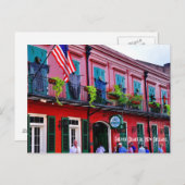 Pat O' Brien'sは四半期に位置フランスのする ポストカード (正面/裏面)