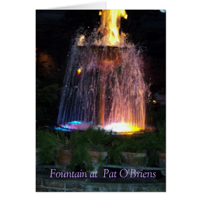 Pat O'Briensニュー・オーリンズの噴水 (正面)