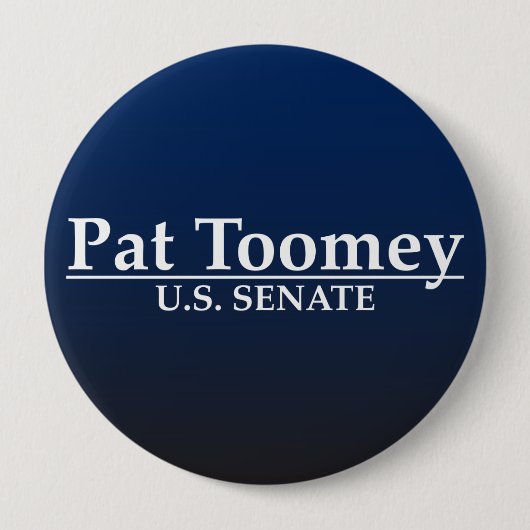 Pat Toomey米国の上院 缶バッジ (正面)