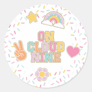 Patch 名門私立校風の On Cloud 9誕生日 ラウンドシール