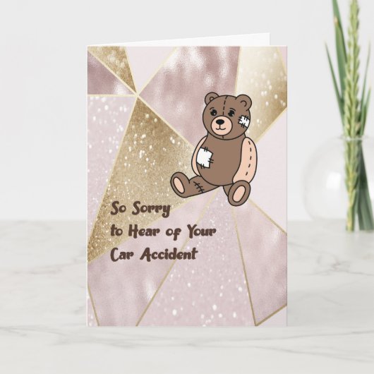 Patch Bearで交通事故から回復する カード (正面)