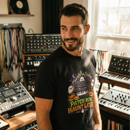 Patch Now, Haunt Later – Halloween Synth Nerd Tシャツ