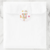 Patch Preppy Eightは8歳の誕生日を祝おう ラウンドシール (バッグ)