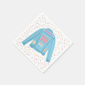 Patch Preppy Jean Jacket 10th Birthday スタンダードカクテルナプキン (角)