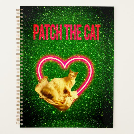 PATCH THE CAT DESIGN GLITTER AND GLAMOUR プランナー手帳 (正面)