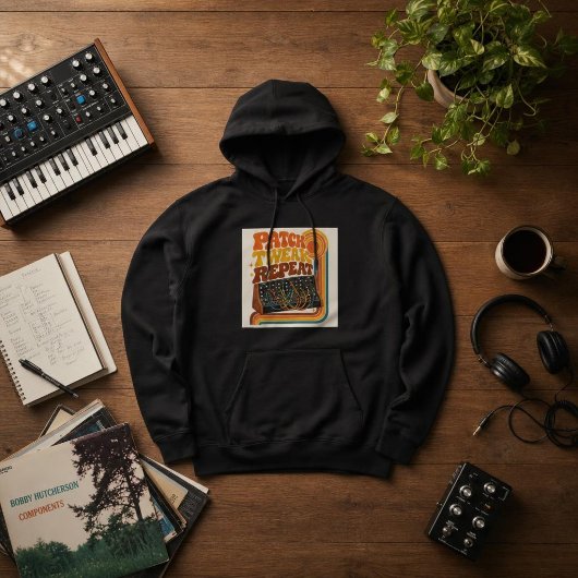 Patch Tweak Repeat. – Modular-Synthesizer パーカ