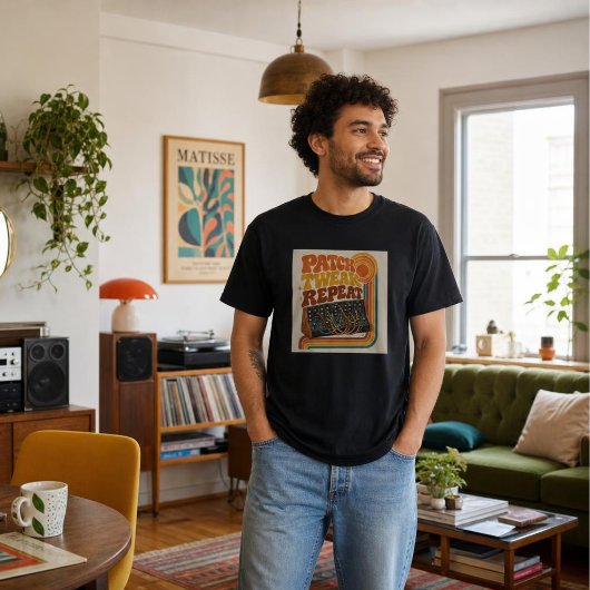 Patch Tweak Repeat. – Modular-Synthesizer Tシャツ