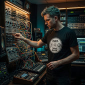 Patch Twist Repeat. – Modular-Synthesizer Tシャツ