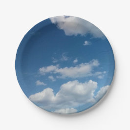 Patches of clouds ペーパープレート