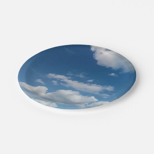 Patches of clouds ペーパープレート (アングル)