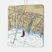 Patchogue NYグラフ セラミックオーナメント (左)