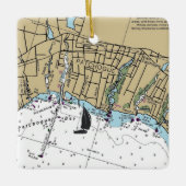 Patchogue NYグラフ セラミックオーナメント (正面)