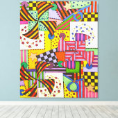 Patchwork キャンバスプリント (インサイチュ (ウッドフロア))