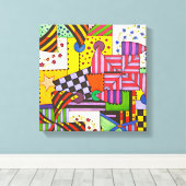 Patchwork キャンバスプリント (インサイチュ (ウッドフロア))