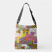 Patchwork クロスボディバッグ (正面)