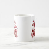 Patchwork "Be Mine" Valentine's  Mug コーヒーマグカップ (中央)