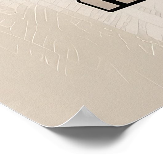 Patchwork Beagle - Geometric Dog ポスター (角)