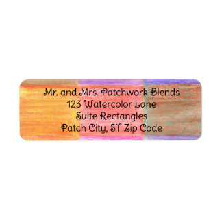 Patchwork Blends in Watercolor, Address Labels ラベル