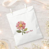 Patchwork Blume im Landhausstil フェイバーバッグ (クリップ留めされた状態)