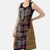 patchwork chercks pattern, tartan design, surface エプロン (インサイチュ)